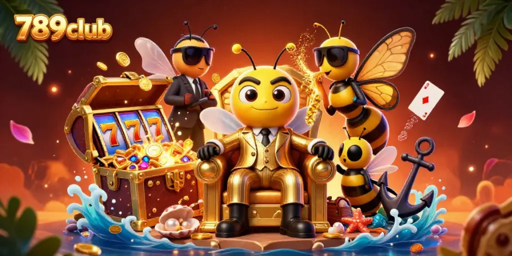 Engage with 789club's thrilling dynamics in this vibrant, casino-themed 3D illustration packed with excitement.