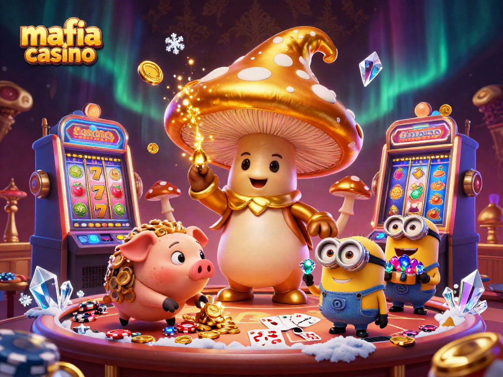 Spin the reels like a boss in mafia casino adventures with treasures and vibrant gaming elements.