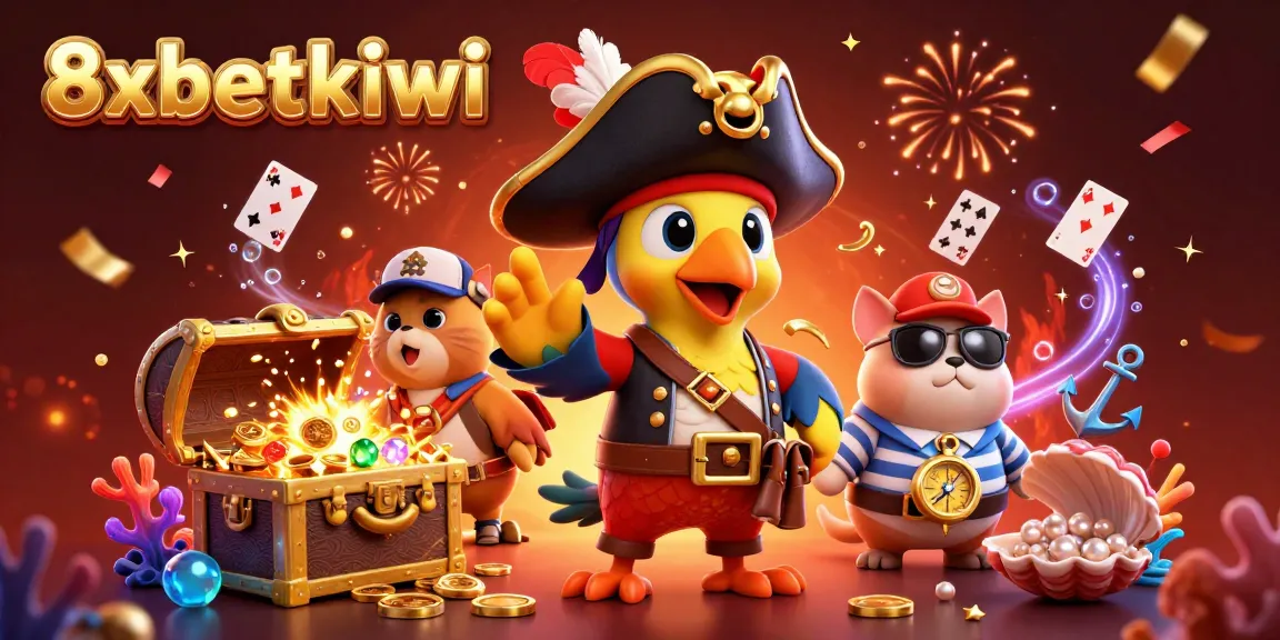 Join the fun at 8xbetkiwi with pirate-themed 3D casino game excitement, treasure, and adventure.