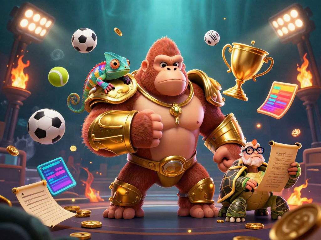 Engage with an exciting gambling scene featuring xx8 pink characters and dynamic sporting elements.