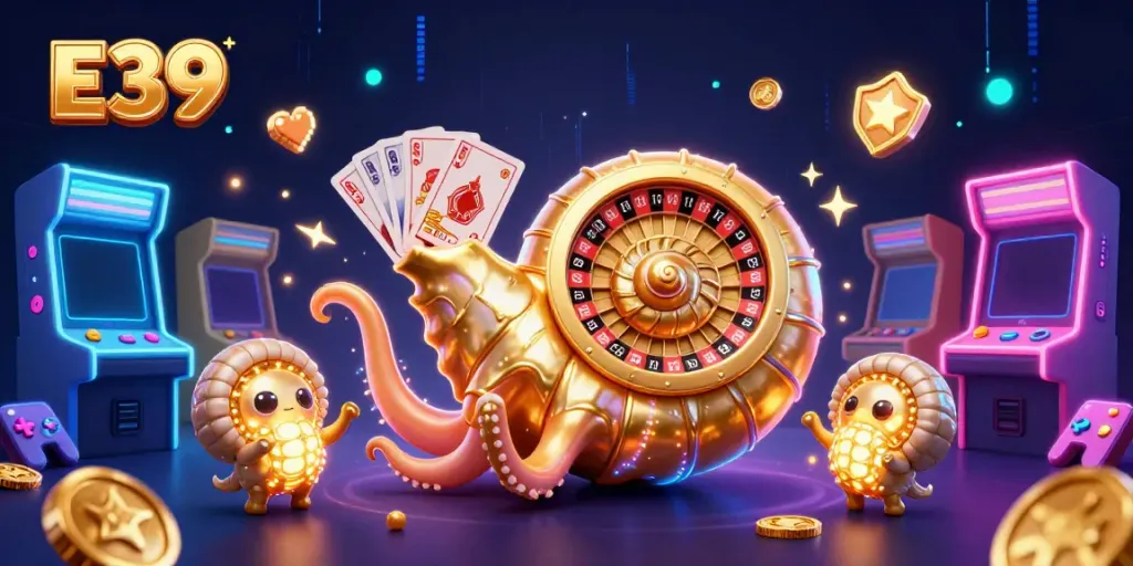Cùng E39 tham gia các trò chơi casino hấp dẫn với hình ảnh 3D sống động và đa dạng.