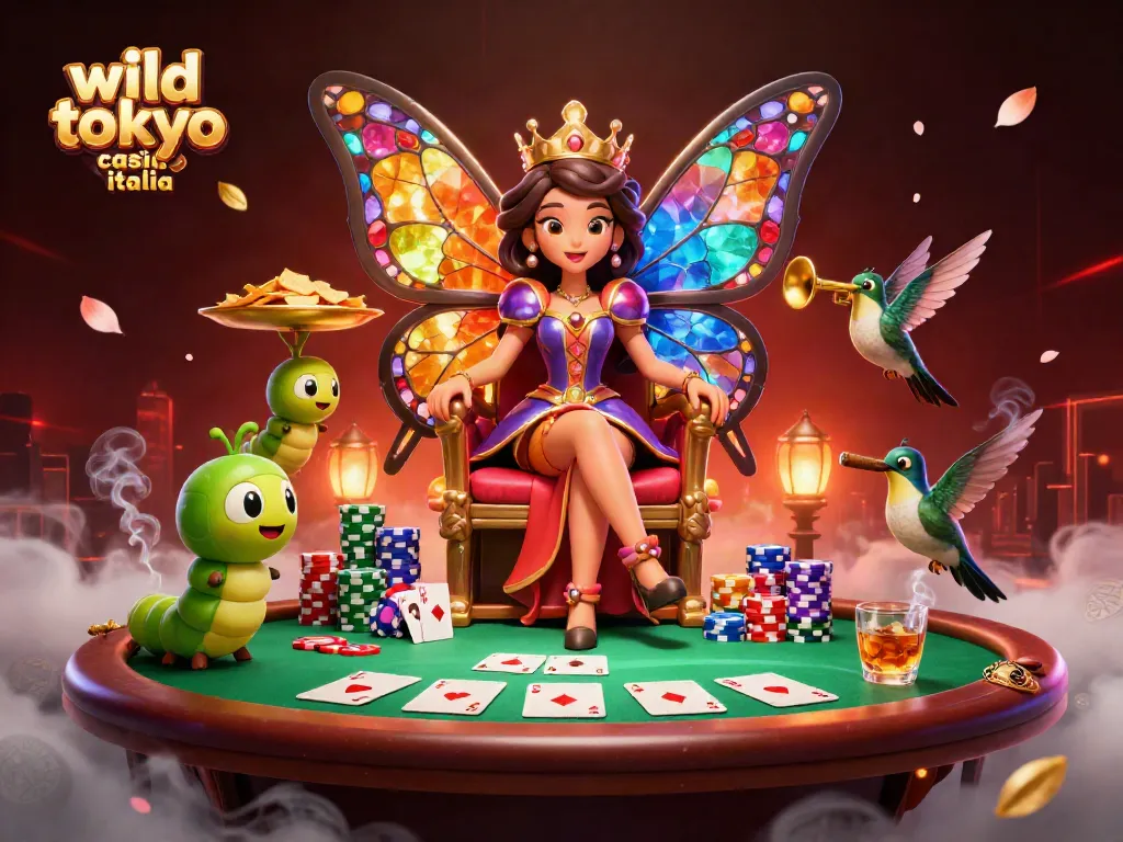Experience the thrill of wild tokyo casino italia with a vibrant, dynamic casino scene featuring captivating characters.