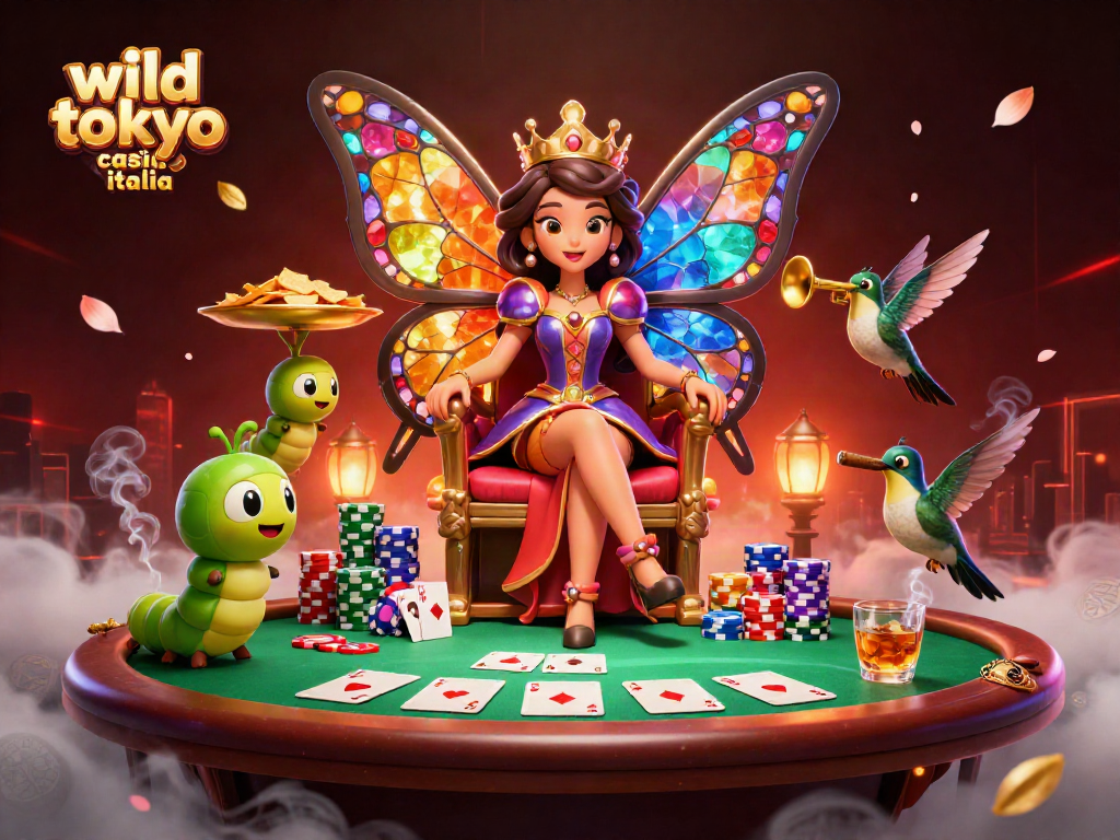 Experience the thrill of wild tokyo casino italia with a vibrant, dynamic casino scene featuring captivating characters.