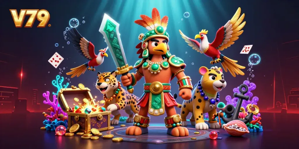 Trải nghiệm V79 với các trò chơi casino đa dạng hòa cùng không gian đầy màu sắc và hấp dẫn.