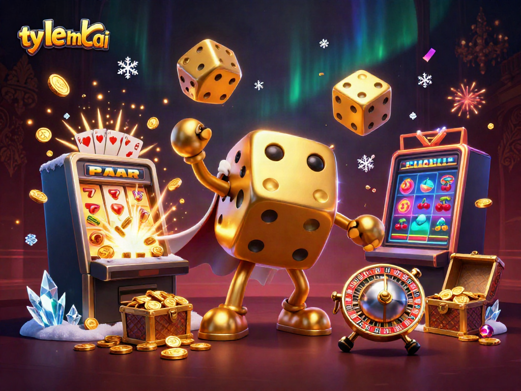 Engage with ty le nha cai through a vibrant illustration showcasing dynamic casino elements and characters.