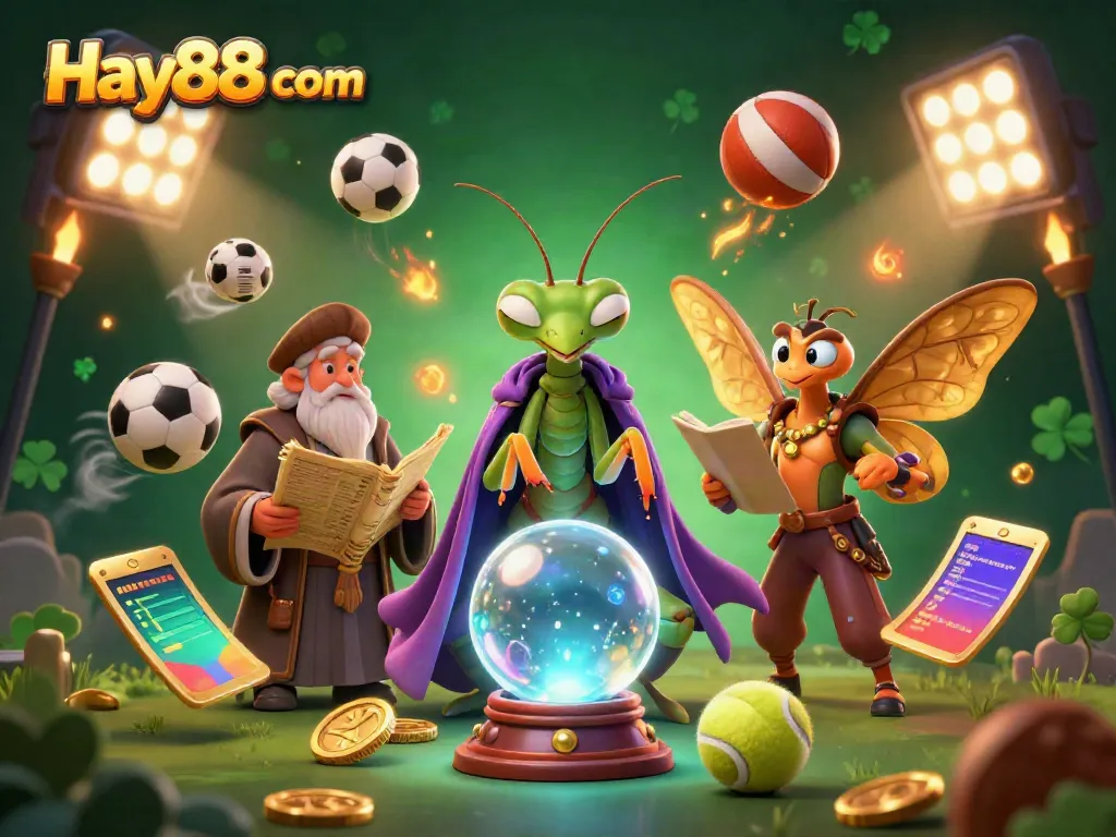 Experience vibrant gaming adventures with Hay88 com in an immersive casino illustration.