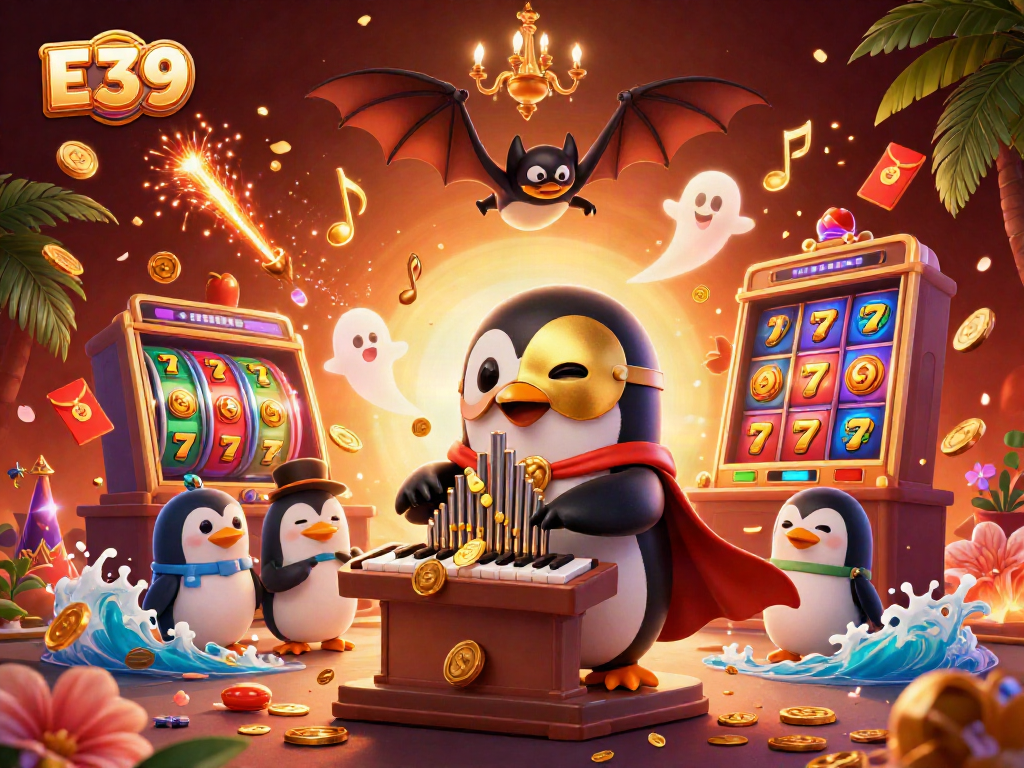 Experience thrilling gameplay and big wins with E39’s vibrant casino universe, featuring unique characters.