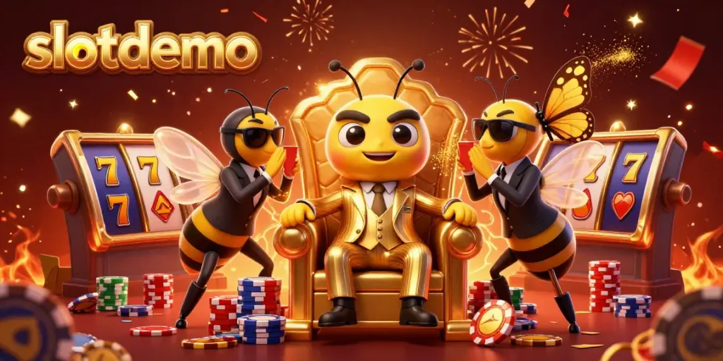 Experience thrilling slot gameplay with slotdemo's engaging characters and dynamic casino atmosphere.